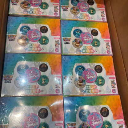 PTCG Simplified Chinese CSV9.5C Eeveelution Badge Set