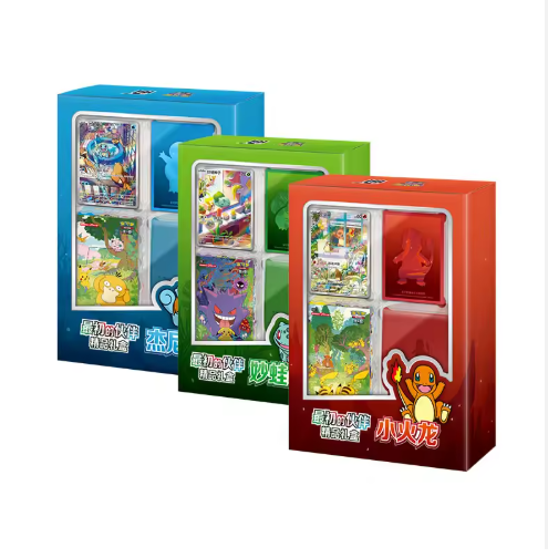 PTCG Collect 151 Original Partner Display Collection – Bulbasaur, Squirtle & Charmander