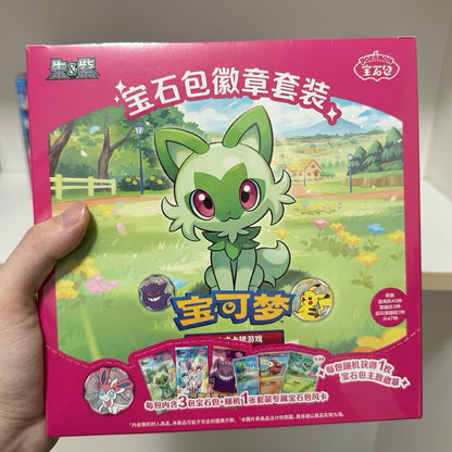 PTCG Gem Bag Badge Set