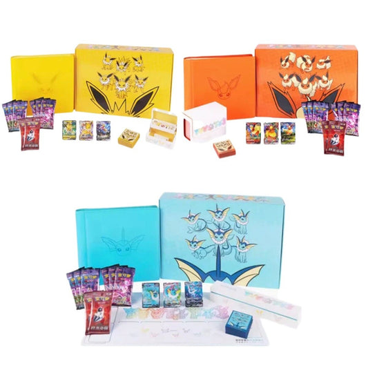 PTCG Eevee Evolution Premium Gift Box Set (Vaporeon / Jolteon / Flareon)