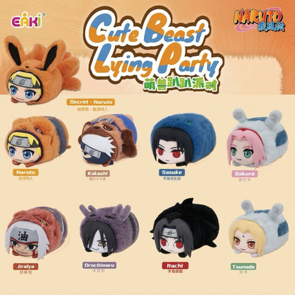 EAKI Naruto Shippuden Cute Beast Lying Party Blind Boxes