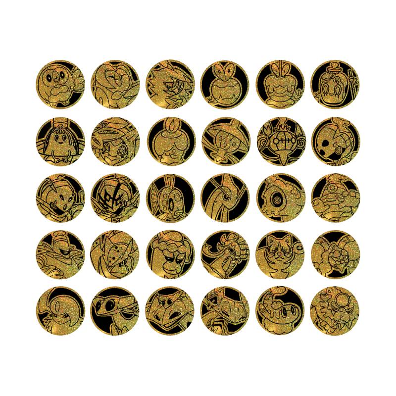 PTCG 16.0 CSV8C Brilliant Illusions Coin Set