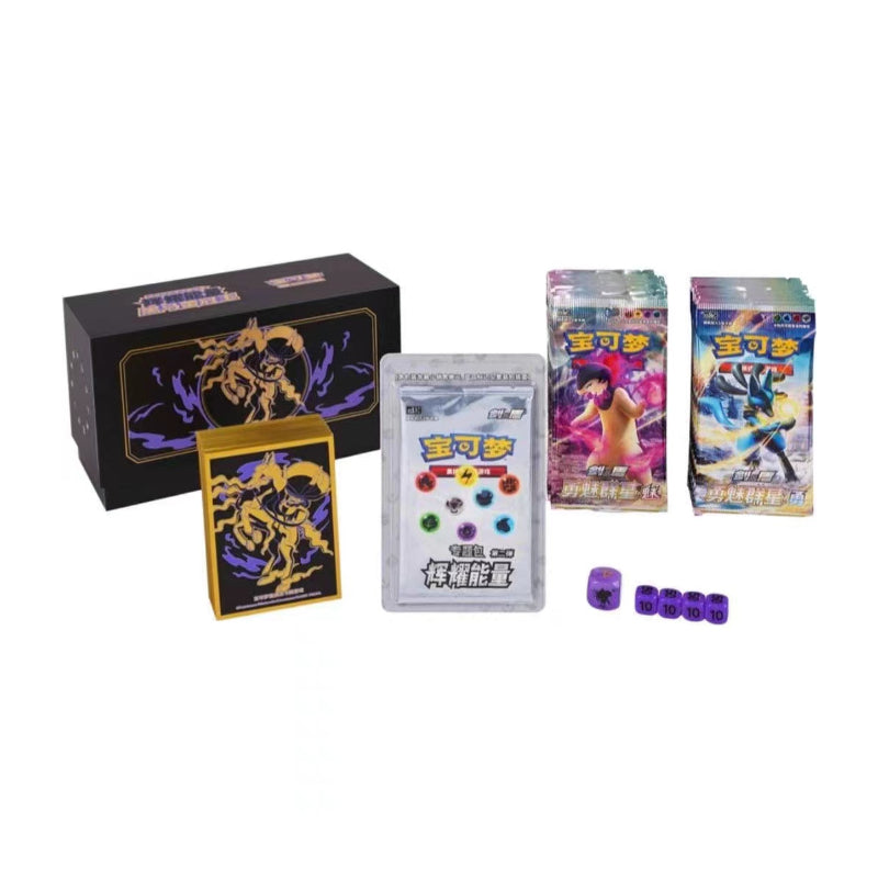 PTCG Radiant Energy Premium Box: Mew / Ice Rider & Shadow Rider Calyrex Art Card Sleeve Gift Box