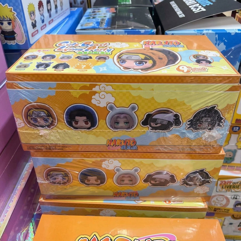 EAKI Naruto Shippuden Cute Beast Lying Party Blind Boxes