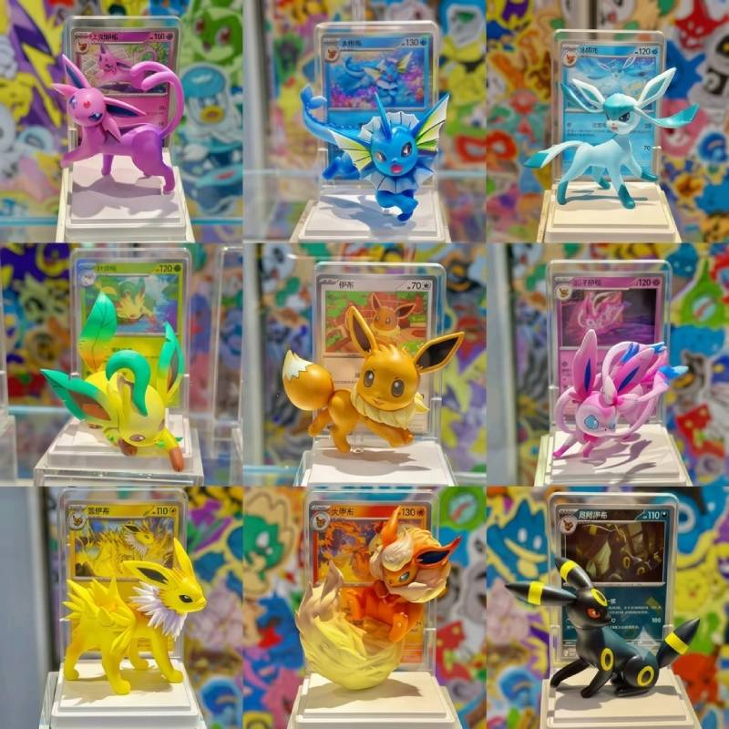 PTCG Dream Painting Collection Vol.3: Eevee and Evolutions Figure Blind Box Set