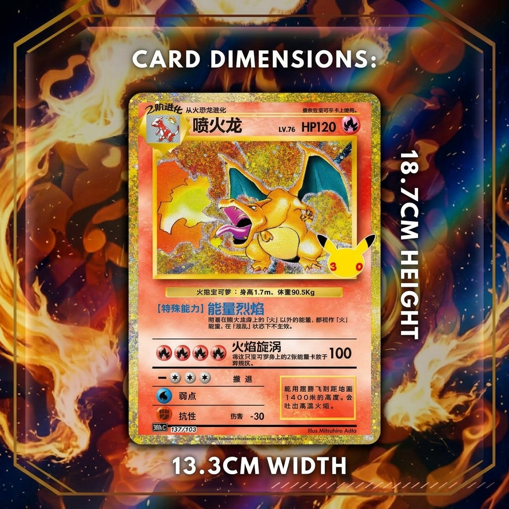 Pokemon TCG 30th Celebration Charizard Figure Collection Gift Box