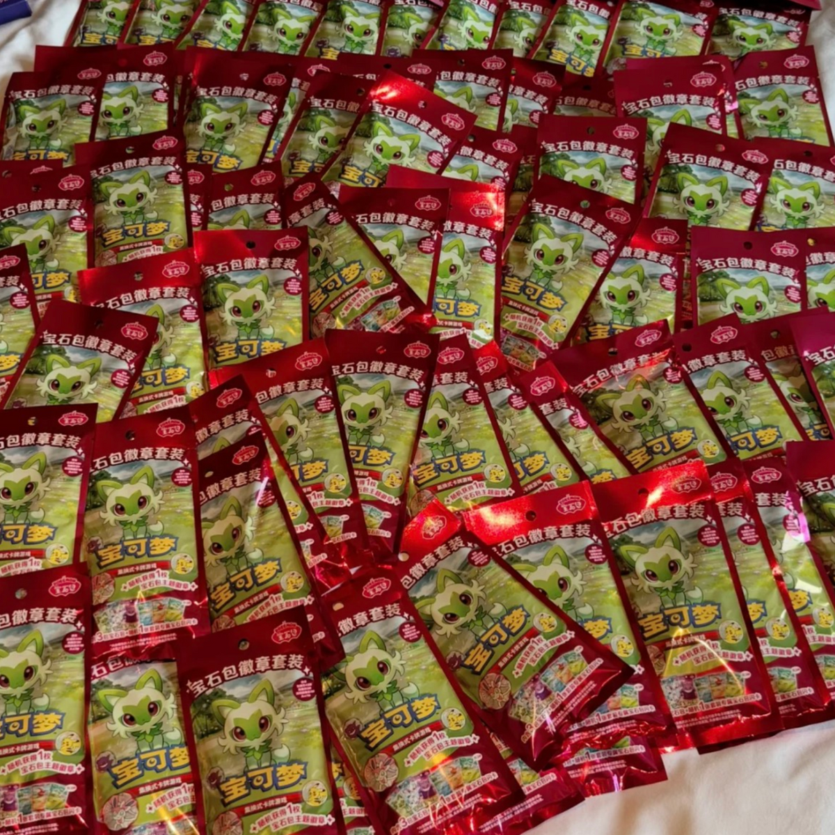 PTCG Gem Bag Badge Set