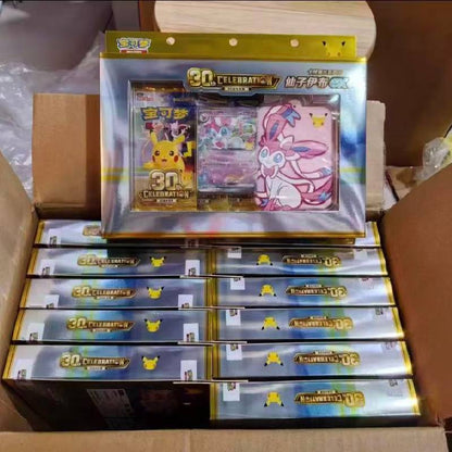 Pokemon TCG 30th Celebration Card Display Shield Set (Greninja ex & Sylveon ex)